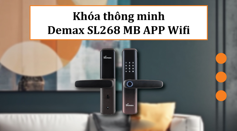 Khóa thông minh Demax EL268 MB APP Wifi